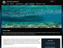 Tablet Screenshot of diving4images.com